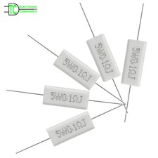 5W Resistors Cement Horizontal