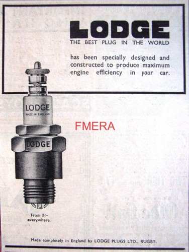 Vintage lodge spark plugs - vintage,