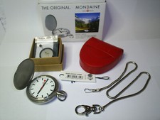 Mondaine Pocket Watch 30349 not working new Quartz movement included see descrip
