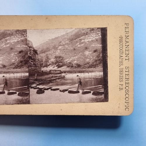 Dovedale stereoview c1885 - dovedale,