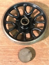 864a  Antique Singer Sewing Machine Hand Wheel and Knob from a 27k