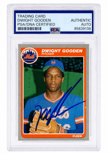 Dwight gooden signed mets 1985 - signed,