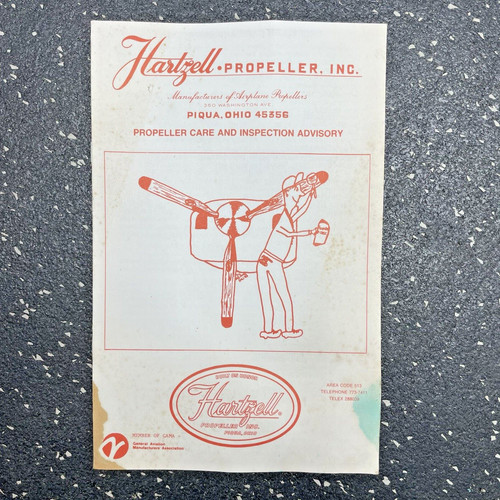 Vtg hartzell propeller inc - vtg,