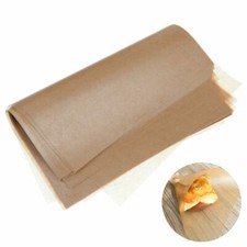 50Pcs Brown Wax Tissue Paper Wedding Xmas DIY Candy Sweets Food Gift Wrapping
