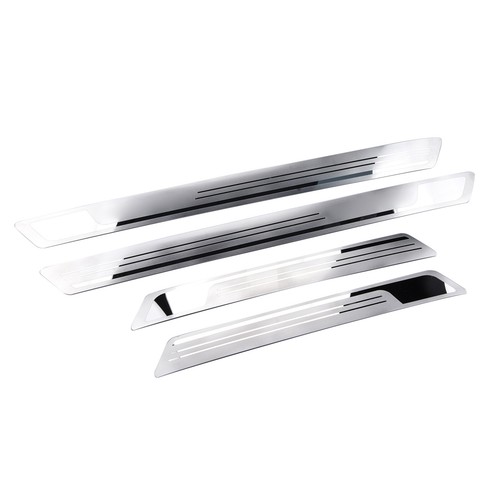 Stainless slim door sill - door, scuff