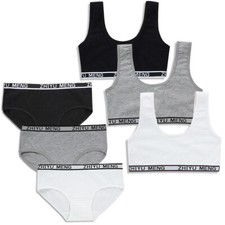 Girls Crop Top Knickers Set