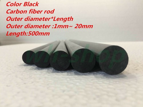 Carbon fiber rod - carbon, 1mm