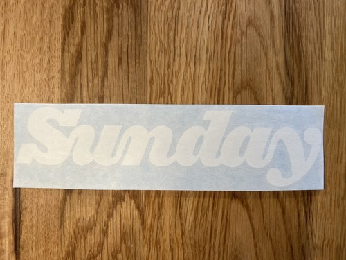 Sunday bikes bmx decal - bmx,