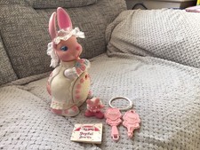 Vintage Preowned 1980s Keypers Joyful Rabbit, Finder Bowtie And Accessories