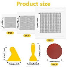 16 Pcs Wall Repair Patch Kit