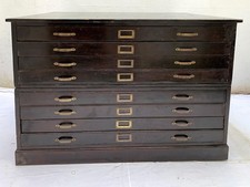 Antique 8 drawer wooden A1 Map