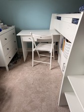 Child cabin bed white - cabin,