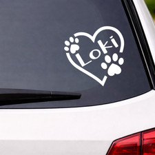 CUTE PERSONALISED HEART PAW