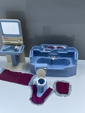 Sindy House Bathroom Set Blue