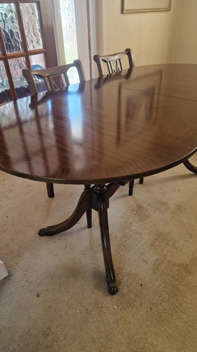 Mahogany extending dining - mahogany,