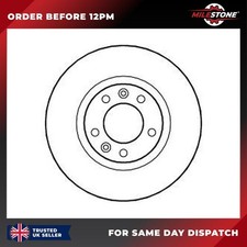 1X BRAKE DISC FOR CITROËN XM