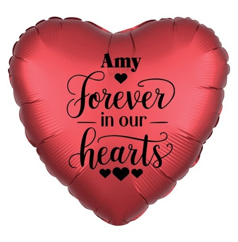 Memorial personalised 18 - , 18"