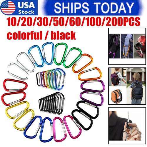 200 pcs aluminum carabiner - pcs,