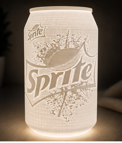 Coca cola can lithophane - can,