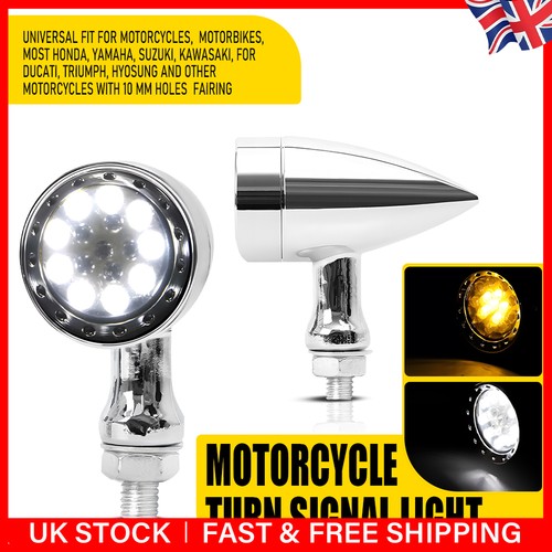 2pcs led motorcycle - 2pcs, chrome