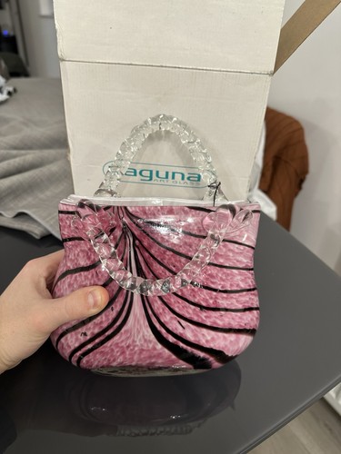 Laguna art glass handbag - art,