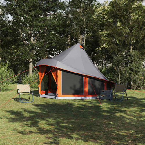 Tipi tent grey - tent, grey/orange