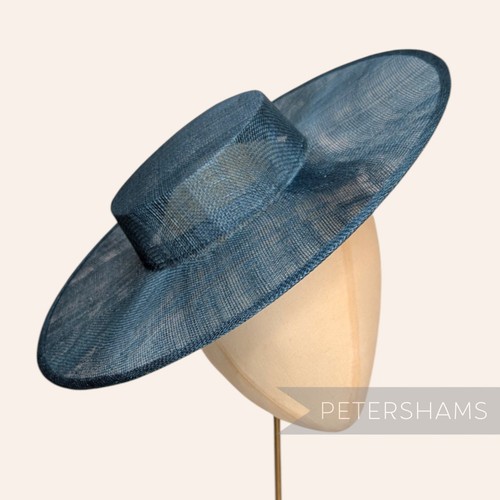 Large brim sinamay boater - brim,