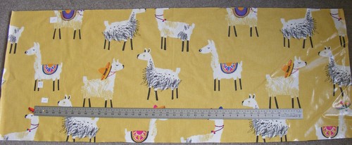 Llamas oilcloth fabric - llamas,