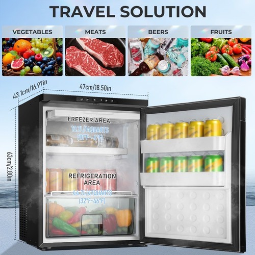 Campervan 12v fridge - 12v, 65l