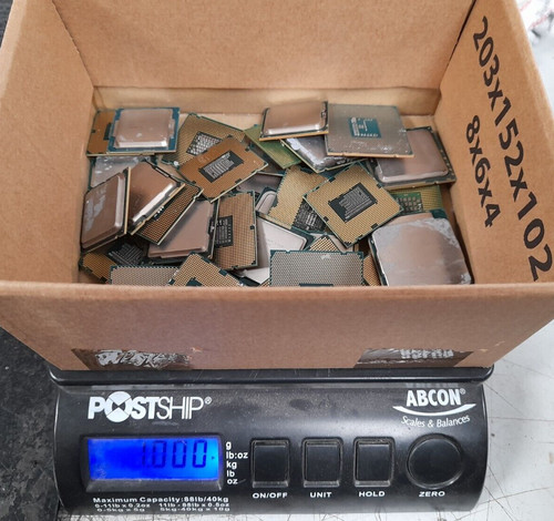 1kg intel scrap cpus - 1kg,