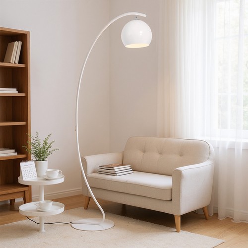 Modern arched floor lamp - modern,