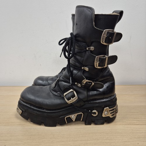 New rock reactor black leather - rock,