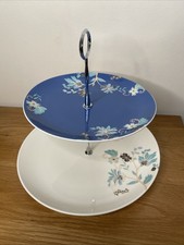Monsoon Home - Veronica - Fine China Cake Stand - Collection By Denby