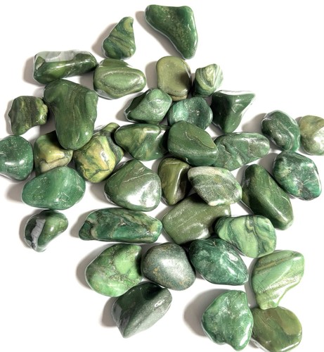 Green buddstone tumbled stone - buddstone,