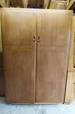Vintage Ercol Gentleman's Wardrobe 431  Elm Mid Century piece