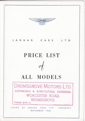 Jaguar all models price list - models,