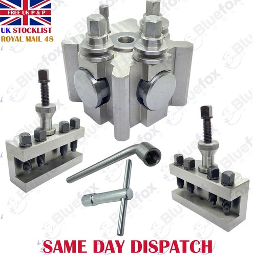 Quick change tool post set - change,
