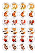 Fox foxes iced icing - foxes,
