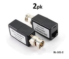 2-PACK RJ45 Jack to BNC Male