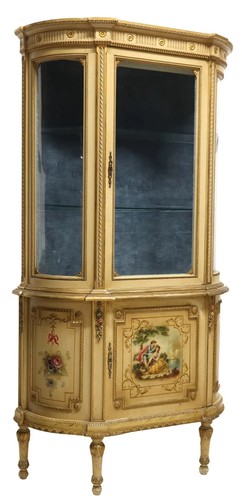 Antique vitrine cabinet - antique,