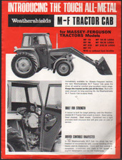 Weathershields All-Metal Massey-Ferguson Tractor Cab Brochure Leaflet
