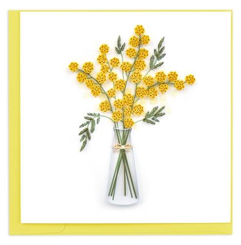 Quilling mimosa bouquet - quilling,