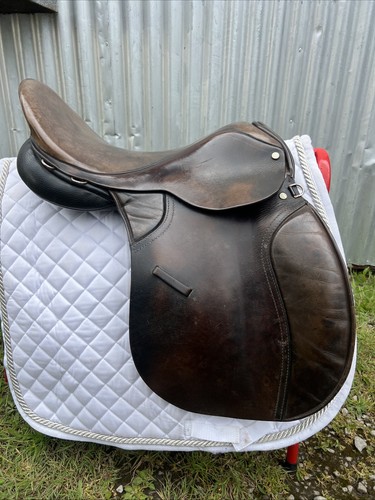 English leather saddle - english, with