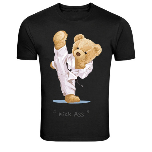 Karate teddy bear - teddy, kick