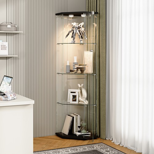 Glass display cabinet - glass,