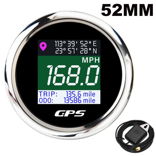 52mm boat gps speedometer - 52mm,