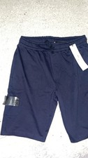 Navy blue stone island shorts