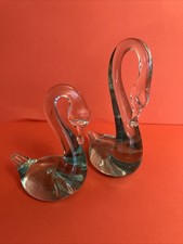 Murano Glass Hand blown Glass Swans