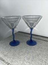 Set of 2 Vintage Libbey Cobalt