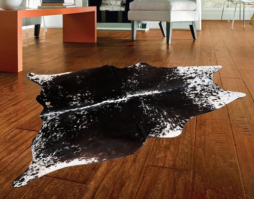 100 genuine cow hide rug - cow, area